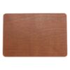 DASSARI Vintage Leather Valet Mat In Rust