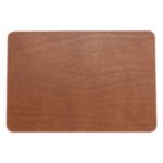 DASSARI Vintage Leather Valet Mat In Rust