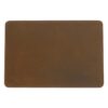 DASSARI Vintage Leather Valet Mat In Tan