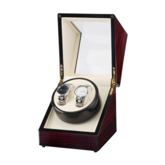 Mahogany Watch Winder For 2 Watches