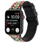 a.l12.b Main B StrapsCo Embroidered Leather Watch Band Strap for Apple Watch 38mm 40mm 42mm 44mm