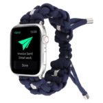 a.ny4 .5 Main Blue StrapsCo Nylon Woven Paracord Watch Band Strap for Apple Watch 38mm 40mm 42mm 44mm