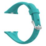 a.r18.11 Back Teal StrapsCo Smooth Slim Thin Silicone Rubber Watch Band Strap for Apple Watch 38mm 40mm 42mm 44mm 21