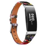 fb.l33.6 Main Red StrapsCo Leather Peonies Pattern Watch Band Strap for Fitbit Inspire Inspire HR