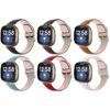 fb.l38 All Color StrapsCo Buckle and Tuck Genuine Leather Watch Band Strap for Fitbit Versa 3 Fitbit Sense