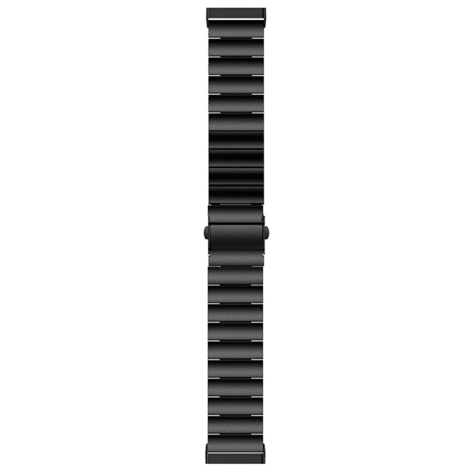 fb.m124.mb Up Black StrapsCo Stainless Steel Metal Link Bracelet Watch Band for Fitbit Versa 3 Fitbit Sense
