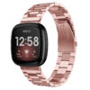fb.m125.pg Main Pink Gold StrapsCo Stainless Steel Watch Band Strap for Fitbit Versa 3 Fitbit Sense