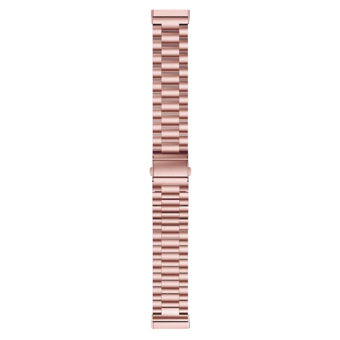 fb.m125.pg Up Pink Gold StrapsCo Stainless Steel Watch Band Strap for Fitbit Versa 3 Fitbit Sense