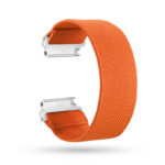 fb.ny13.107 Main Orange StrapsCo Nylon Elastic Watch Band Strap for Fitbit Versa