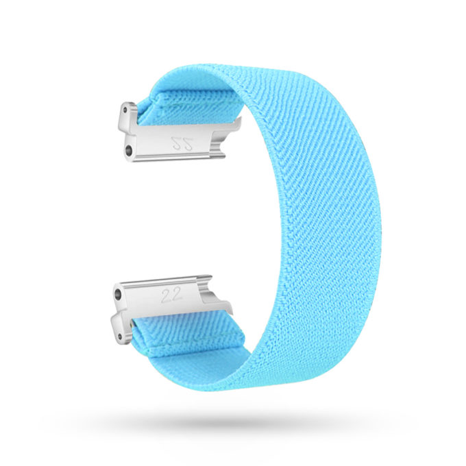 fb.ny13.109 Main Sky Blue StrapsCo Nylon Elastic Watch Band Strap for Fitbit Versa