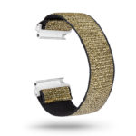 fb.ny13.134 Main Gold Sparkles StrapsCo Nylon Elastic Watch Band Strap for Fitbit Versa