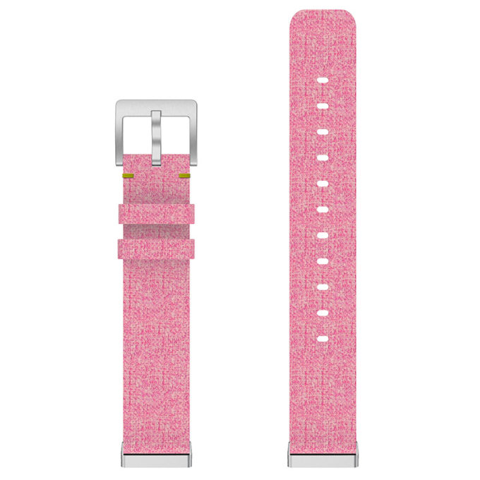 fb.ny14.13 Up Pink StrapsCo Woven Canvas Watch Band Strap for Fitbit Versa Fitbit Sense