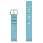 fb.ny14.5 Up Blue StrapsCo Woven Canvas Watch Band Strap for Fitbit Versa Fitbit Sense
