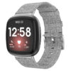 fb.ny14.7 Main Grey StrapsCo Woven Canvas Watch Band Strap for Fitbit Versa Fitbit Sense