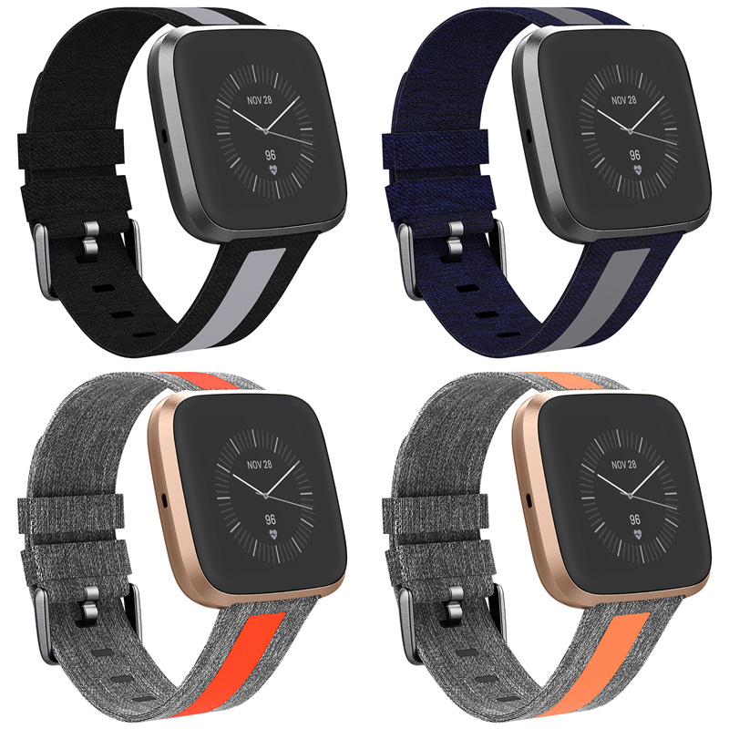 Leather Wrist band For Fitbit Versa /versa 2/versa lite strap