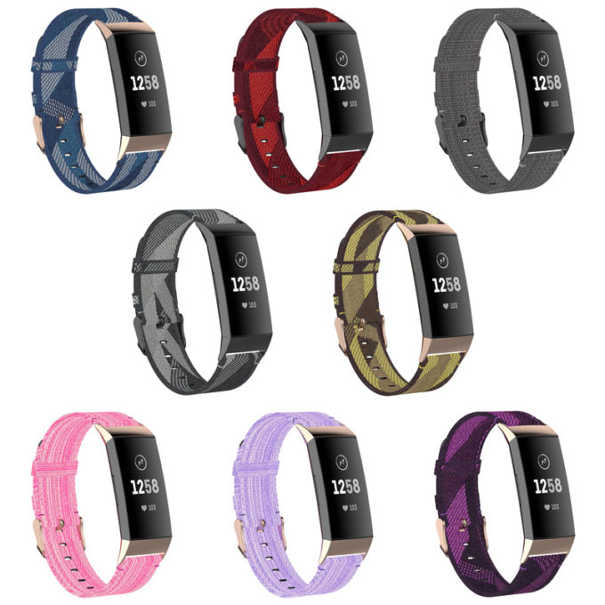 StrapsCo Woven Nylon Band for Fitbit Versa 3