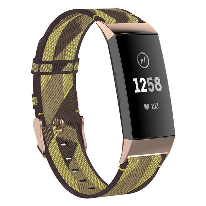 Bracelet milanaise Fitbit Charge 3 & 4 - marron