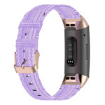 fb.ny18.18 Back Violet StrapsCo Canvas Woven Watch Band Strap for Fitbit Charge 4 Charge 3