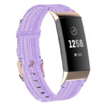 fb.ny18.18 Main Violet StrapsCo Canvas Woven Watch Band Strap for Fitbit Charge 4 Charge 3