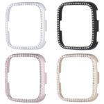 fb.pc11 All Color StrapsCo Alloy Metal Protective Case Guard w Rhinestones for Fitbit Versa