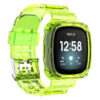 fb.r54.10 Main Yellow StrapsCo Silicone Rubber Watch Band Strap with Protective Case for Fitbit Versa 3 Fitbit Sense