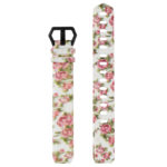 fb.r55.d Up Peonies White StrapsCo Patterned Silicone Rubber Watch Band Strap for Fitbit Alta Alta HR