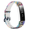 fb.r55.k Main Psychedelic StrapsCo Patterned Silicone Rubber Watch Band Strap for Fitbit Alta Alta HR