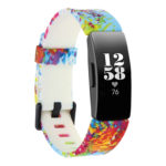 fb.r56.l Main Paint Splatter StrapsCo Patterned Silicone Rubber Watch Band Strap for Fitbit Inspire Insipre HR