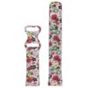 fb.r58.j Main Shaded Flowers StrapsCo Pattern Print Silicone Rubber Watch Band Strap for Fitbit Versa 3 Fitbit Sense
