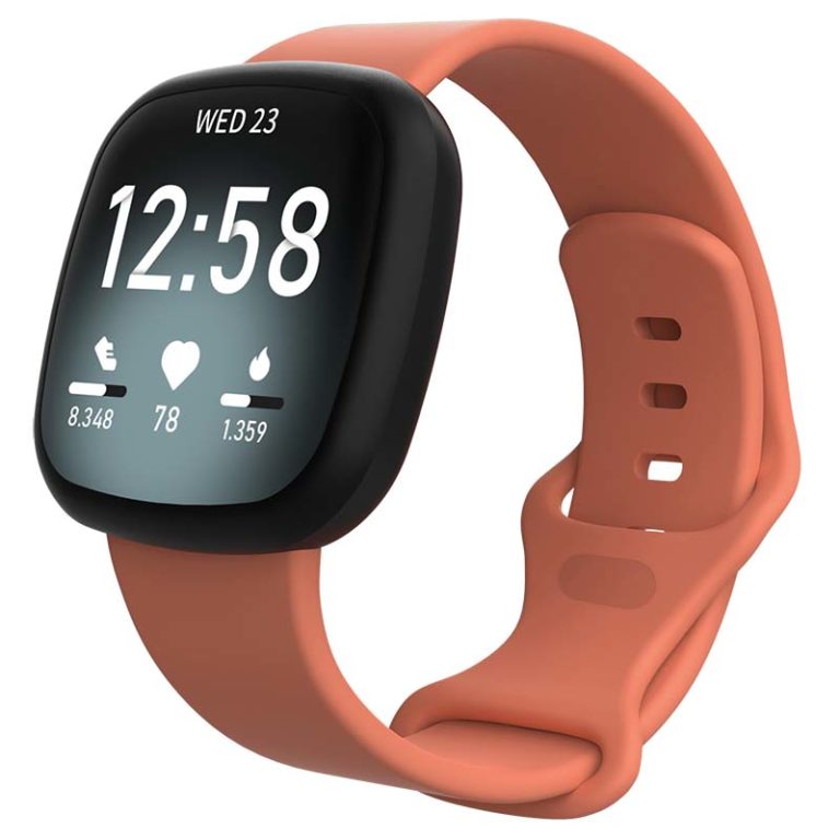 Rubber Infinity Band for Fitbit Versa 3 | StrapsCo