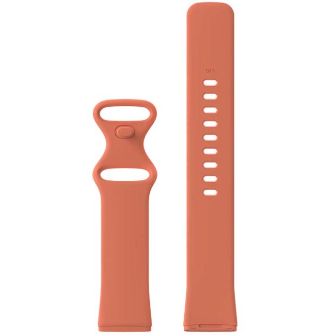 fb.r59.13 Up Pink Clay StrapsCo Silicone Rubber Infinity Watch Band Strap for Fitbit Versa 3 Fitbit Sense