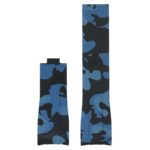 R.rx7.5.nb Up Blue Camo (No Buckle) StrapsCo Fitted Camo Rubber Watch Band Strap