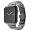a.m20.mb Main Black StrapsCo Stainless Steel Metal Link Bracelet Band Strap for Apple Watch 38mm 40mm 42mm 44mm
