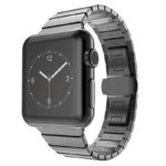 a.m20.mb Main Black StrapsCo Stainless Steel Metal Link Bracelet Band Strap for Apple Watch 38mm 40mm 42mm 44mm