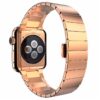 a.m20.rg Back Rose Gold StrapsCo Stainless Steel Metal Link Bracelet Band Strap for Apple Watch 38mm 40mm 42mm 44mm