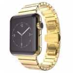 a.m20.yg Main Yellow Gold StrapsCo Stainless Steel Metal Link Bracelet Band Strap for Apple Watch 38mm 40mm 42mm 44mm