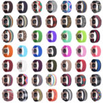 A.ny5 All Color StrapsCo Nylon Elastic Band Strap For Apple Watch 38mm 40mm 42mm 44mm