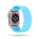 A.ny5.109 Main Sky Blue StrapsCo Nylon Elastic Band Strap For Apple Watch 38mm 40mm 42mm 44mm