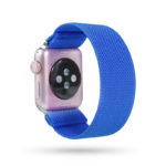 A.ny5.110 Main Blue StrapsCo Nylon Elastic Band Strap For Apple Watch 38mm 40mm 42mm 44mm