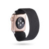 A.ny5.111 Main Black StrapsCo Nylon Elastic Band Strap For Apple Watch 38mm 40mm 42mm 44mm