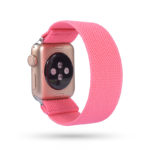 A.ny5.114 Main Neon Pink StrapsCo Nylon Elastic Band Strap For Apple Watch 38mm 40mm 42mm 44mm