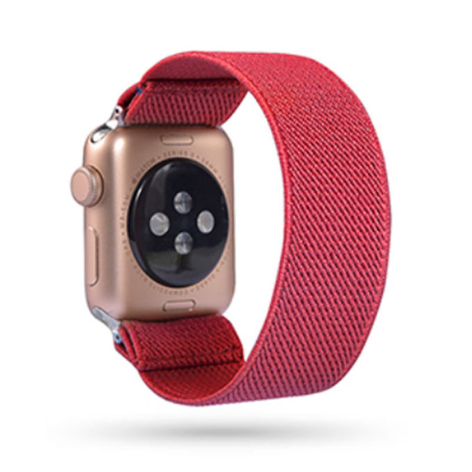 A.ny5.123 Main Cinnamon StrapsCo Nylon Elastic Band Strap For Apple Watch 38mm 40mm 42mm 44mm