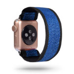A.ny5.124 Main Blue Sparkles StrapsCo Nylon Elastic Band Strap For Apple Watch 38mm 40mm 42mm 44mm