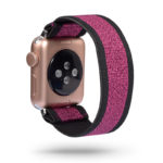 A.ny5.129 Main Pink Sparkles StrapsCo Nylon Elastic Band Strap For Apple Watch 38mm 40mm 42mm 44mm