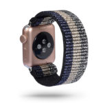 A.ny5.137 Main Silver Gold Blue Sparkles StrapsCo Nylon Elastic Band Strap For Apple Watch 38mm 40mm 42mm 44mm
