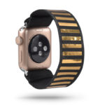 A.ny5.148 Main Gold Bars StrapsCo Nylon Elastic Band Strap For Apple Watch 38mm 40mm 42mm 44mm
