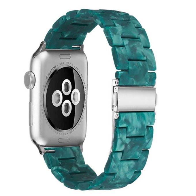 a.w4.11 Back Green StrapsCo Marble Band Strap for Apple Watch 38mm 40mm 42mm 44mm