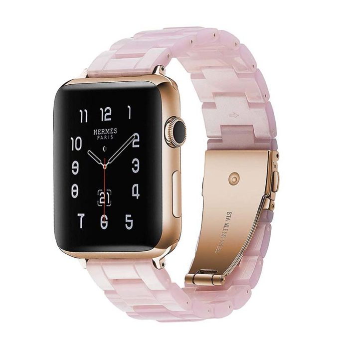 a.w4.13 Main Pink StrapsCo Marble Band Strap for Apple Watch 38mm 40mm 42mm 44mm