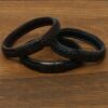 Bx1.mb Creative2 (Brushed Black Clasp) StrapsCo Braided Leather Bracelet