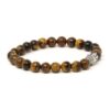 Bx4.2 Angle Brown (Silver Bead) StrapsCo Tiger Eye’s Bracelet